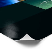 Glanzend 'Island Vibes'-Poster Perfect Poster (Hoek)