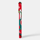 Glanzend kersen- en bloemenpatroon Case-Mate iPhone case (Achterkant / Links)