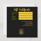 Glanzend kerstboomgaard (Achterkant)