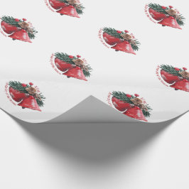 Glanzend kerstinpakpapier - Ring in de vreugde Cadeaupapier