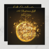 Glanzend kerstlampje (Voorkant / Achterkant)