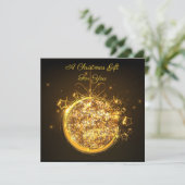 Glanzend kerstlampje (Staand voorkant)