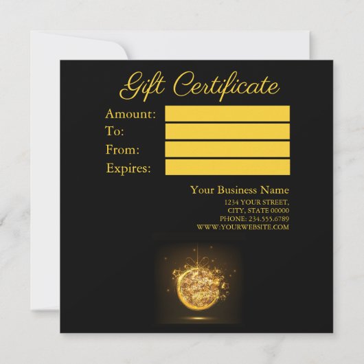 Glanzend kerstlampje (Achterkant)