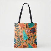 Glanzend kerstpatroonontwerp tote bag (Voorkant)