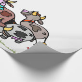 Glanzend Koe papier voor onmiddellijke verpakking  (Hoek)