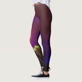 Glanzend kruis bij nacht Gods loven Leggings (Links)