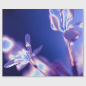 Glanzend lavendel- en blauw inpakpapier (Vlak)