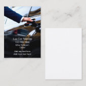 Glanzend Lux Care Service Chauffeur Driver Visitekaartje (Voorkant / Achterkant)