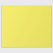 Glanzend massief helder citroen geel inpakpapier (Vlak)