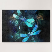 Glanzend meer van de libellen legpuzzel (Horizontaal)