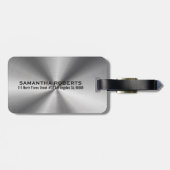 Glanzend Metallic Design Roestvrij Staal Kijk Bagagelabel (Achterkant horizontaal)