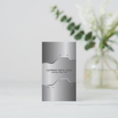 Glanzend Metallic reliëf look Visitekaartje (Staand voorkant)