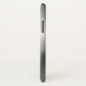 Glanzend metallisch faux roestvrij staal Case-Mate iPhone case (Achterkant / rechts)