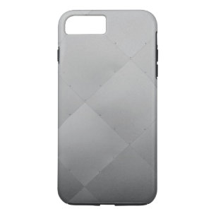 Glanzend Modern Geruit Metaal Zilver Case-Mate iPhone Case