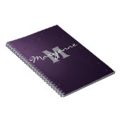 Glanzend Monogram Notitieboek (Rechterzijde)
