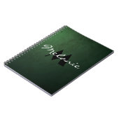 Glanzend Monogram Notitieboek voor Haar (Linkerzijde)