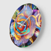 Glanzend mooi uniek Roos kunstdroombeeld Grote Klok (Hoek)