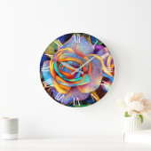 Glanzend mooi uniek Roos kunstdroombeeld Grote Klok (Huis)