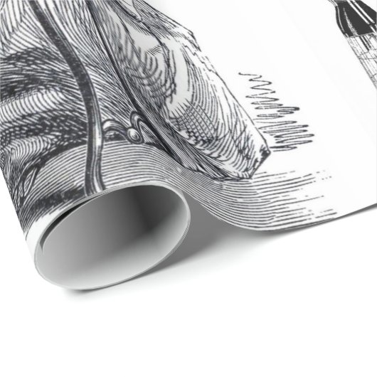 Glanzend naaigarnaal opvulpapier cadeaupapier (Rol Hoek)