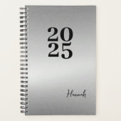 Glanzend nieuwjaar | Gepersonaliseerde dagplanner  Planner (Voorkant)