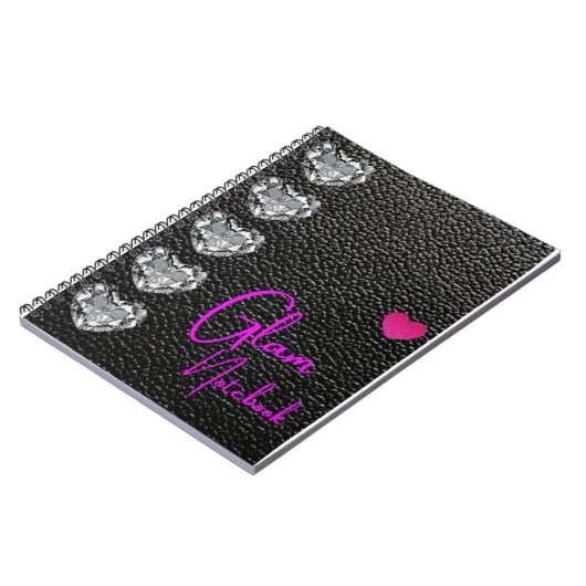 glanzend notitieboek (Linkerzijde)