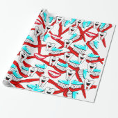 Glanzend omlooppapier, tandpasta Toothborsteltande Cadeaupapier (Uitgerold)