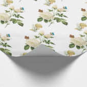 Glanzend omslagpapier, engel Rozen vlinder Cadeaupapier (Hoek)