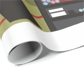 Glanzend omslagpapier, haarstijlvol salon cadeaupapier (Rol Hoek)