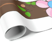 Glanzend omslagpapier, kat dog cadeaupapier (Rol Hoek)