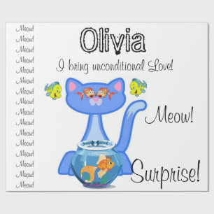 Glanzend omslagpapier, katoenverassing cadeaupapier