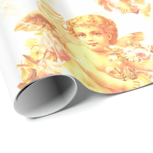 Glanzend opvulpapier, 30 x 6' ANGEL Cadeaupapier (Rol Hoek)