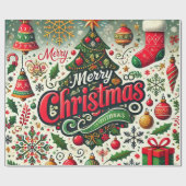 Glanzend opvulpapier cadeaupapier (Vlak)