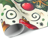 Glanzend opvulpapier cadeaupapier (Rol Hoek)