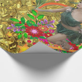 Glanzend opvulpapier cadeaupapier (Hoek)