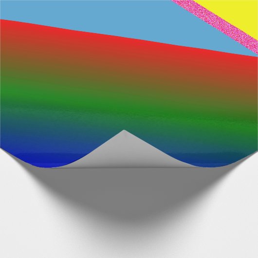 Glanzend opvulpapier cadeaupapier (Hoek)