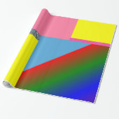 Glanzend opvulpapier cadeaupapier (Uitgerold)