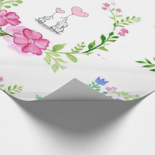 Glanzend opvulpapier cadeaupapier (Hoek)