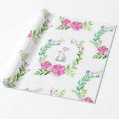 Glanzend opvulpapier cadeaupapier (Uitgerold)