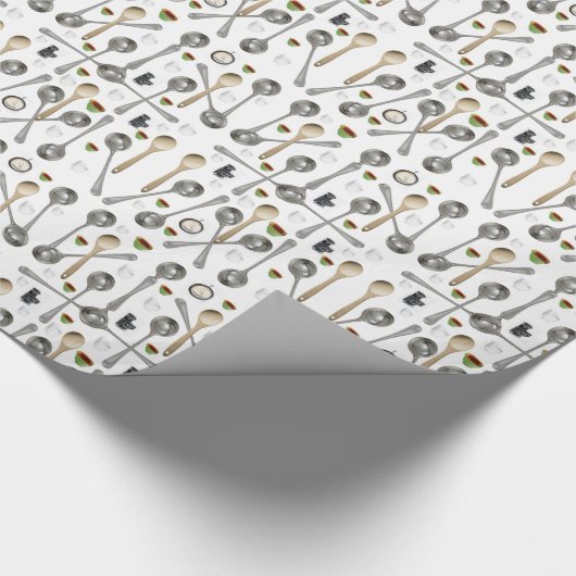 Glanzend opvulpapier cadeaupapier (Hoek)