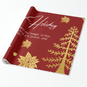 Glanzend opvulpapier cadeaupapier (Uitgerold)