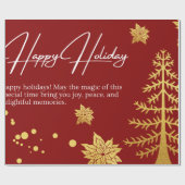 Glanzend opvulpapier cadeaupapier (Vlak)