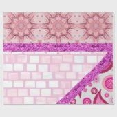 Glanzend opvulpapier cadeaupapier (Vlak)