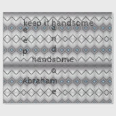 Glanzend opvulpapier, grijs om het handig te houde cadeaupapier (Vlak)