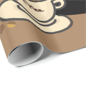 Glanzend opvulpapier, koffiedeksel cadeaupapier (Rol Hoek)