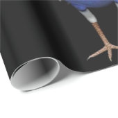 Glanzend opvulpapier, pacock cadeaupapier (Rol Hoek)