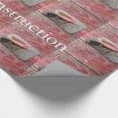 Glanzend opvulpapier, wielBarrow Beware Cadeaupapier (Hoek)