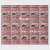 Glanzend opvulpapier, wielBarrow Beware Cadeaupapier (Vlak)