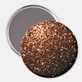 Glanzend oranje bruin koper magneet (Voorkant / Achterkant)