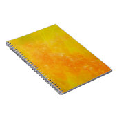 Glanzend Oranje Notitieboek (Rechterzijde)