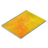 Glanzend Oranje Notitieboek (Linkerzijde)